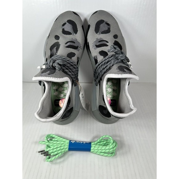NEW Adidas HU NMD Human Race x Pharrell Animal Print Ash Mens Size 11 - Picture 6 of 8